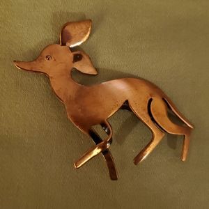 Vintage Signed Handwraught Orb Pin